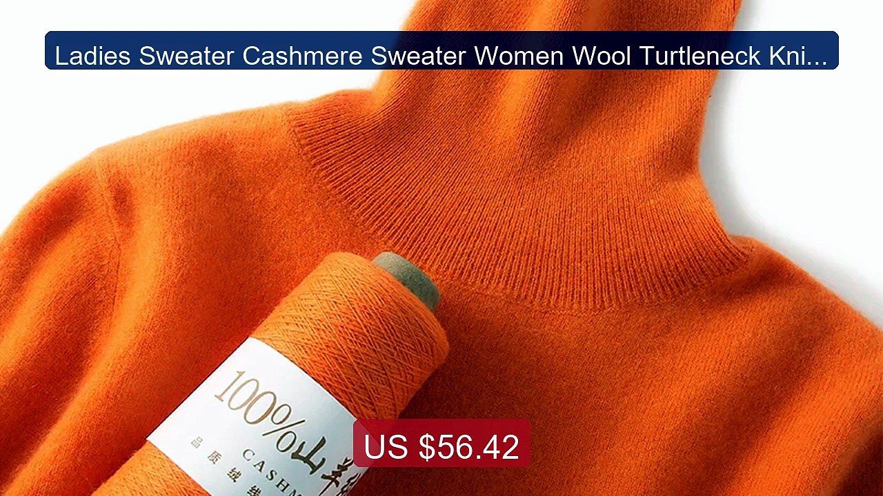 Ladies Sweater Cashmere Sweater Women Wool Turtleneck Knitwears 10... -- Best Deal 2026 | Shop Now!