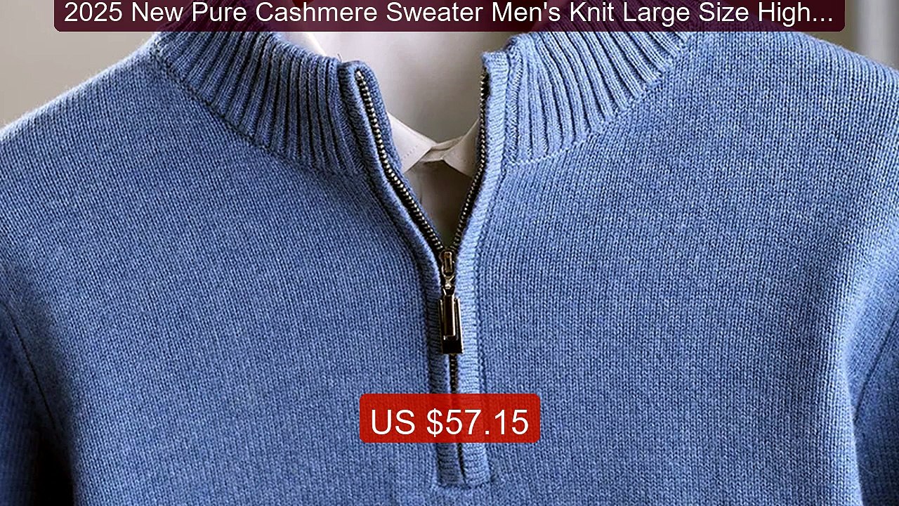 2025 New Pure Cashmere Sweater Men's Knit Large Size High-End Top ... -- Best Deal 2026 | Shop Now!