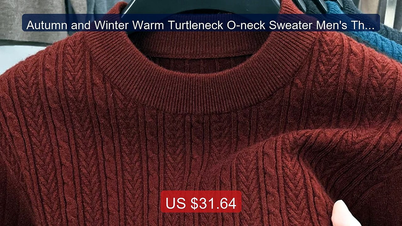 Autumn and Winter Warm Turtleneck O-neck Sweater Men's Thicken... -- Best Buy 2026 | Great Quality!