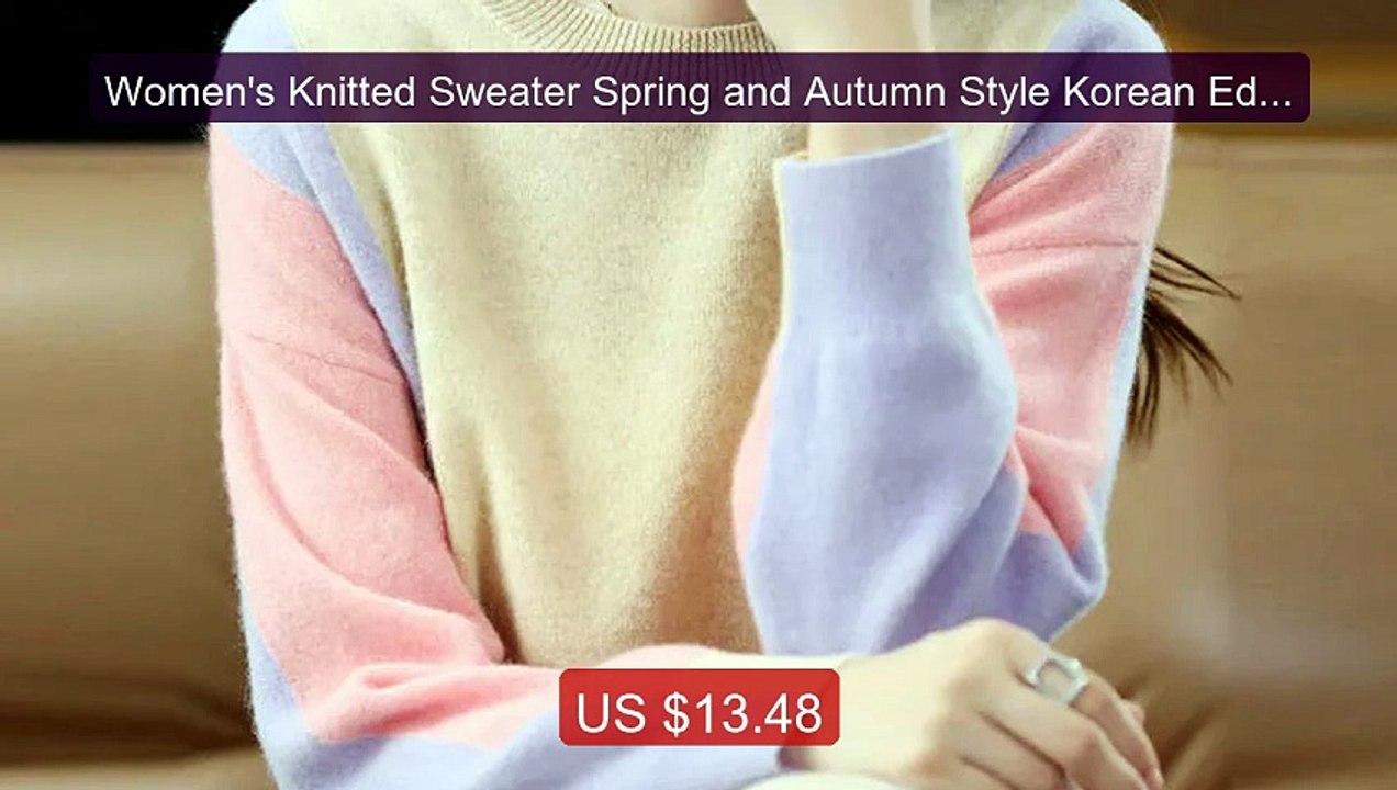 Women's Knitted Sweater Spring and Autumn Style Korean Editio... -- Amazing Value 2026 | Must Have!