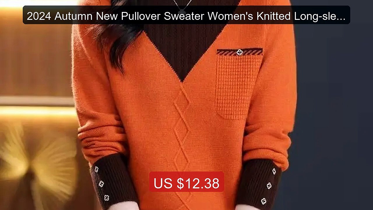 2024 Autumn New Pullover Sweater Women's Knitted Long-sleeved Versa... -- Top Rated 2026 | Buy Now!