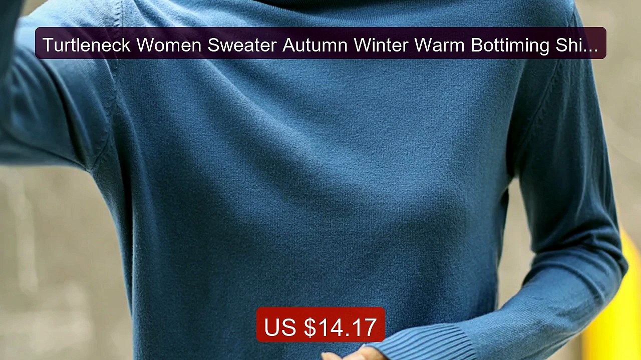 Turtleneck Women Sweater Autumn Winter Warm Bottiming Shirts K... -- Best Buy 2026 | Great Quality!