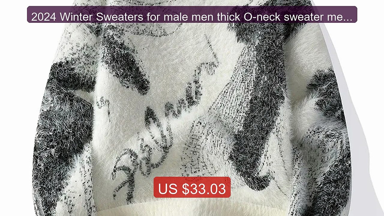 2024 Winter Sweaters for male men thick O-neck sweater men Student... -- Best Deal 2026 | Shop Now!