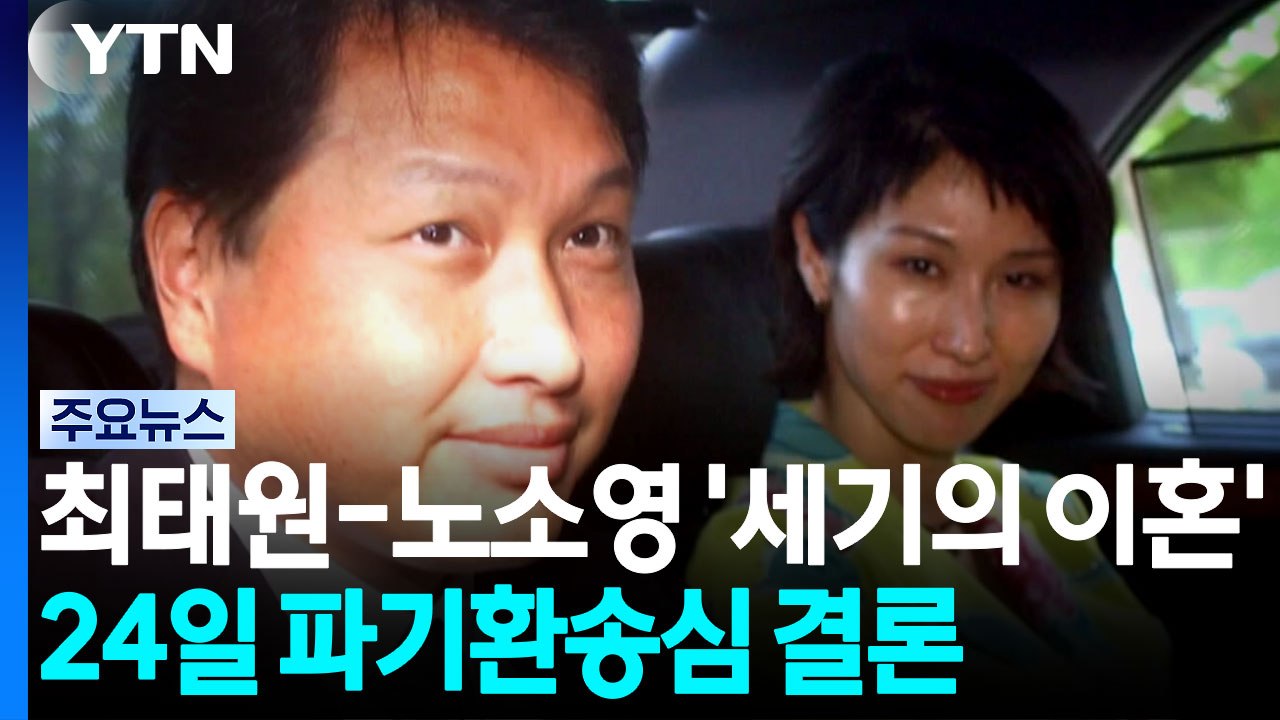 최태원-노소영 '세기의 이혼' 24일 파기환송심 결론 / YTN