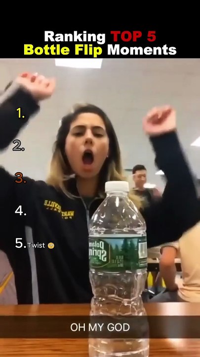 Ranking Top 5 Bottle Flip Moments 😭🔥🥤