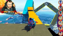 Mejorando a SONIC.EXE en el MAS GRANDE en GTA 5 !! (Shin Sonic mod)