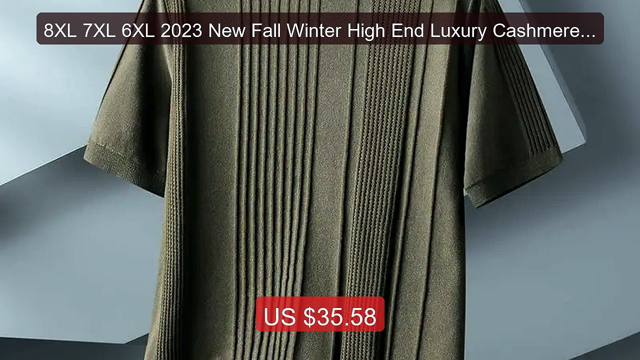 8XL 7XL 6XL 2023 New Fall Winter High End Luxury Cashmere Swe... -- Amazing Value 2026 | Must Have!