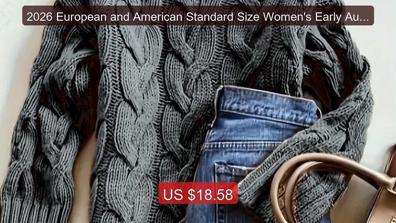 2026 European and American Standard Size Women's Early Autumn High-... -- Top Rated 2026 | Buy Now!