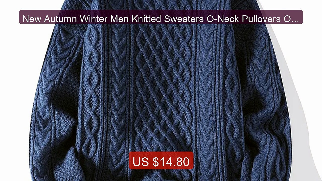 New Autumn Winter Men Knitted Sweaters O-Neck Pullovers Outwear Cas... -- Top Rated 2026 | Buy Now!
