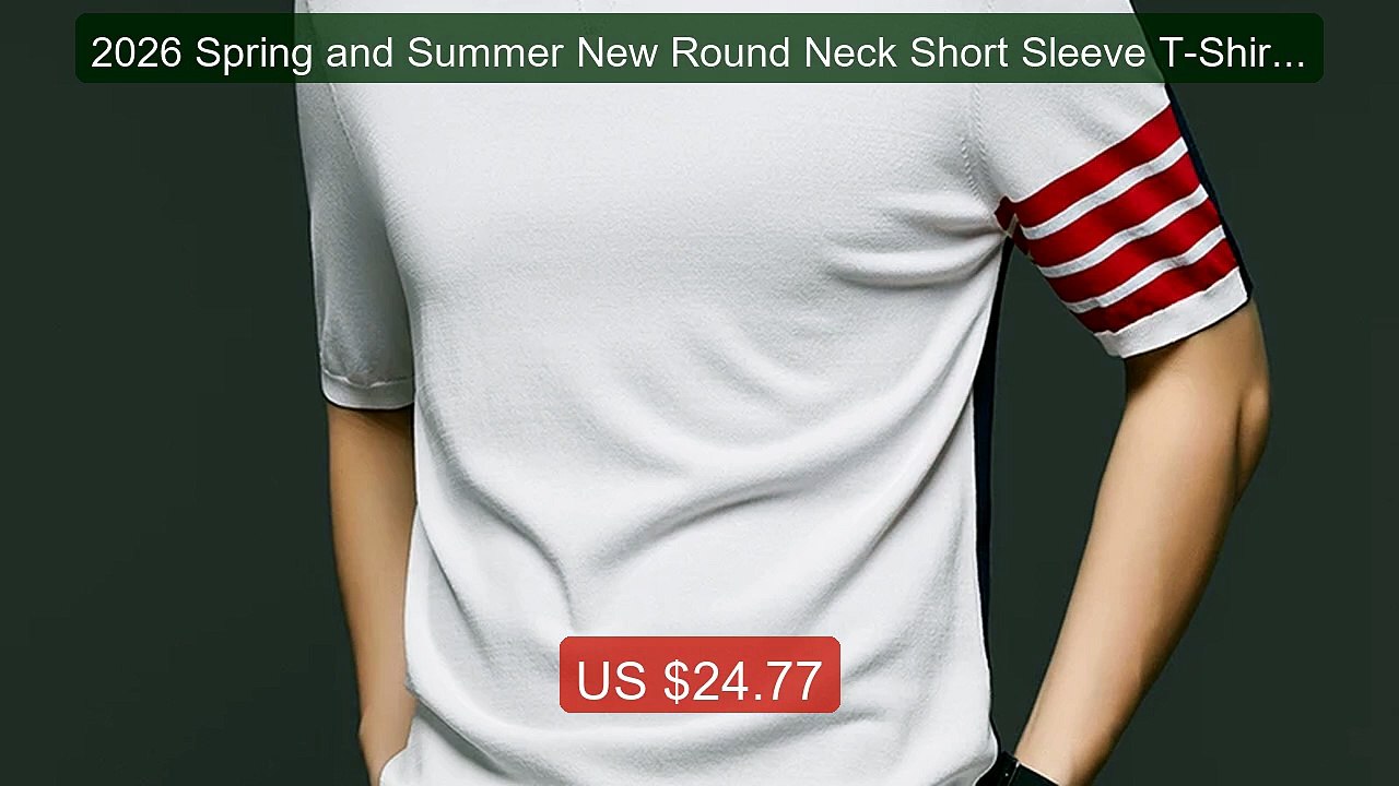 2026 Spring and Summer New Round Neck Short Sleeve T-Shirt ... -- Top Pick 2026 | Unbeatable Price!