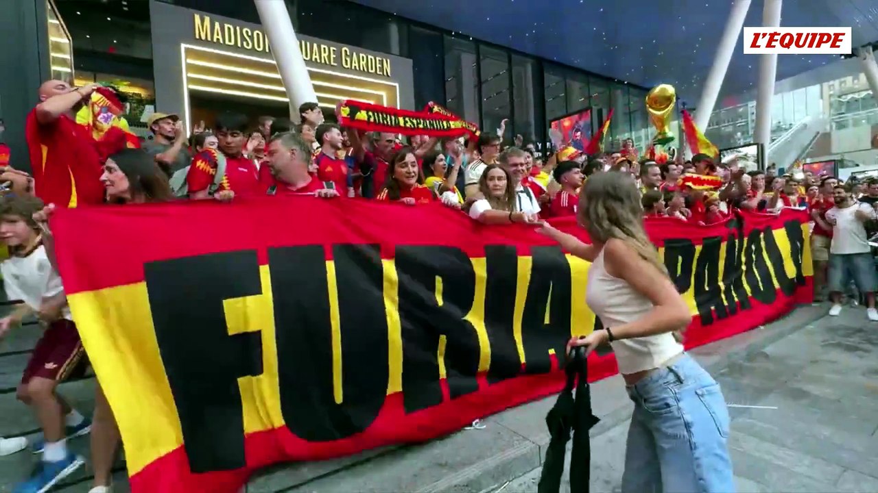 Les supporters de l'Espagne se rassemblent à New York avant la finale - Foot - Coupe du monde 2026