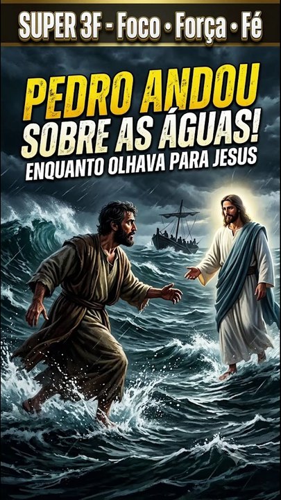 QUANDO VOCÊ FIXA OS OLHOS EM JESUS, O MEDO PERDE A FORÇA | SUPER 3F