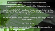 (Courseslibrary.com)Acquisition Nirvana by – Charlie Morgan Download