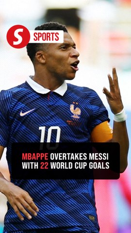 Mbappe becomes World Cup all-time top scorer