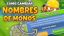 Cómo cambiarle el nombre a tus monos en BTD6 en solo 1 minuto