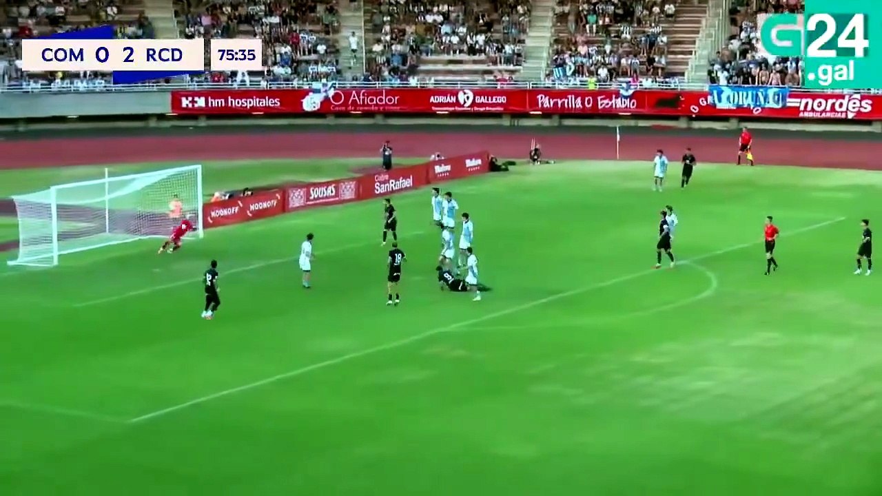 هدف رائع من زكرياء الدهشوري مع فريقه ديبورتيفو لاكورونا.
