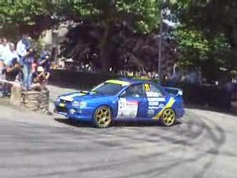 Pierre Roché subaru impreza GT turbo rallye rouergue 2008