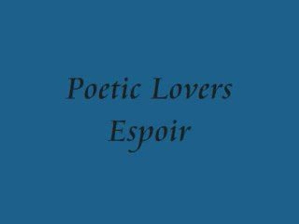 Poetic Lovers