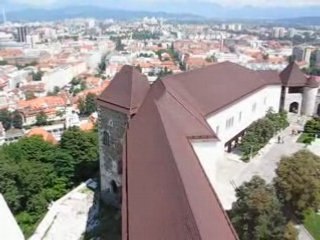 Vue panoramique de Ljubljana - Slovénie - Eté 2005