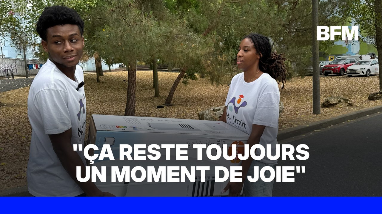ROBIN DE BFM - Ces jeunes distribuent gratuitement des climatiseurs aux personnes vulnérables