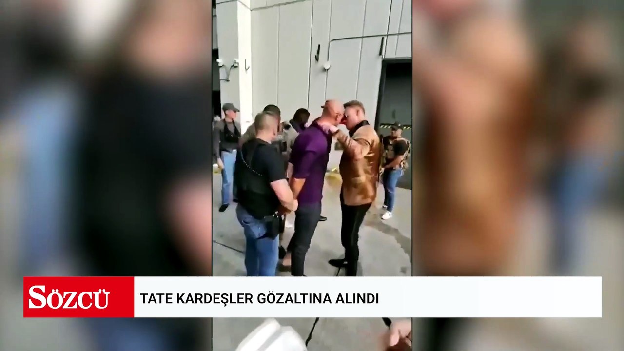 Haklarında 50'den fazla suçlama bulunuyor: Tate kardeşler gözaltına alındı