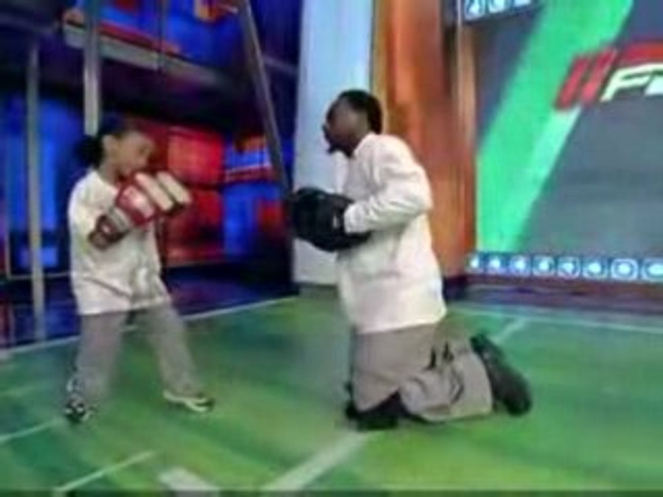 Boxeur de 5 ans passe a la tele bam bam