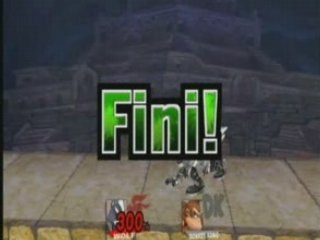 Loup vs Gorille, combat dans les ruines (je suis wolf)