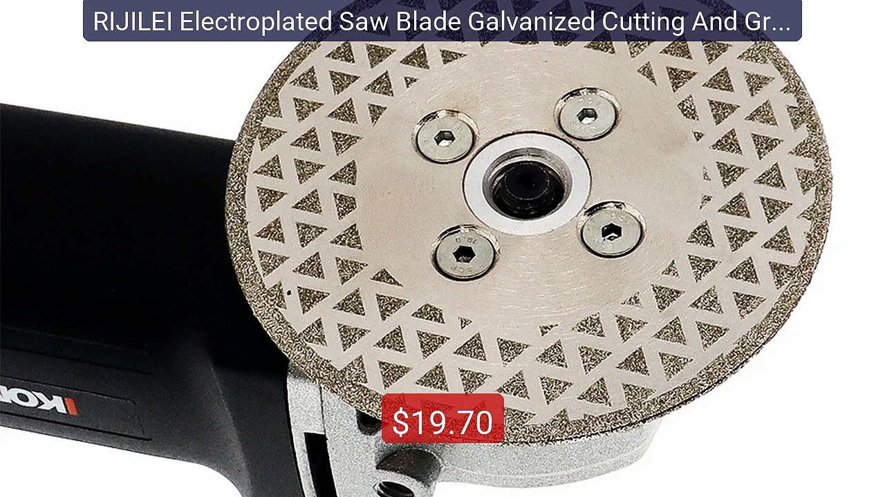 RIJILEI Electroplated Saw Blade Galvanized Cutt...