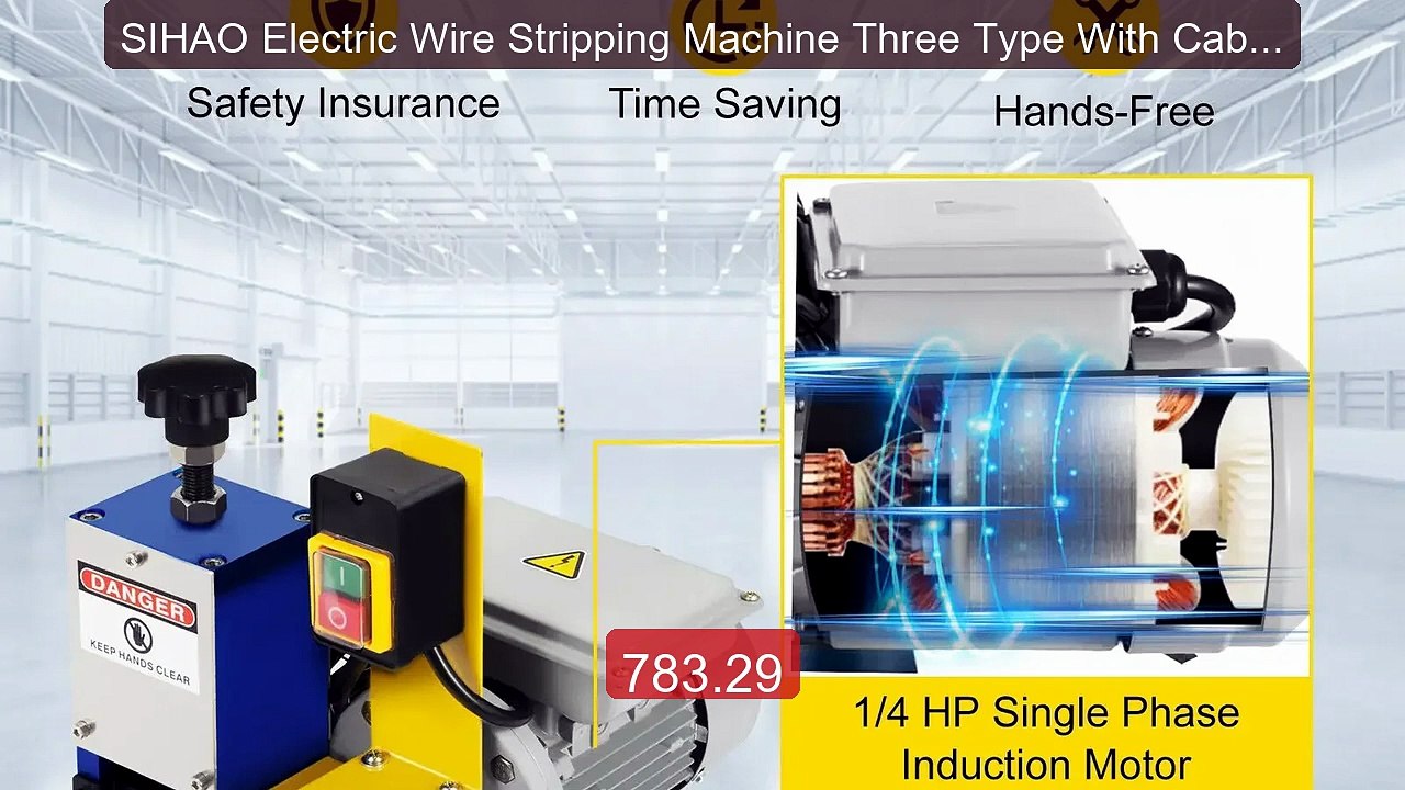 SIHAO Electric Wire Stripping Machine Three Type With Cable Strippe... -- Top Rated 2026 | Buy Now!