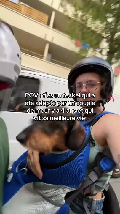 Elle est trop heureuse