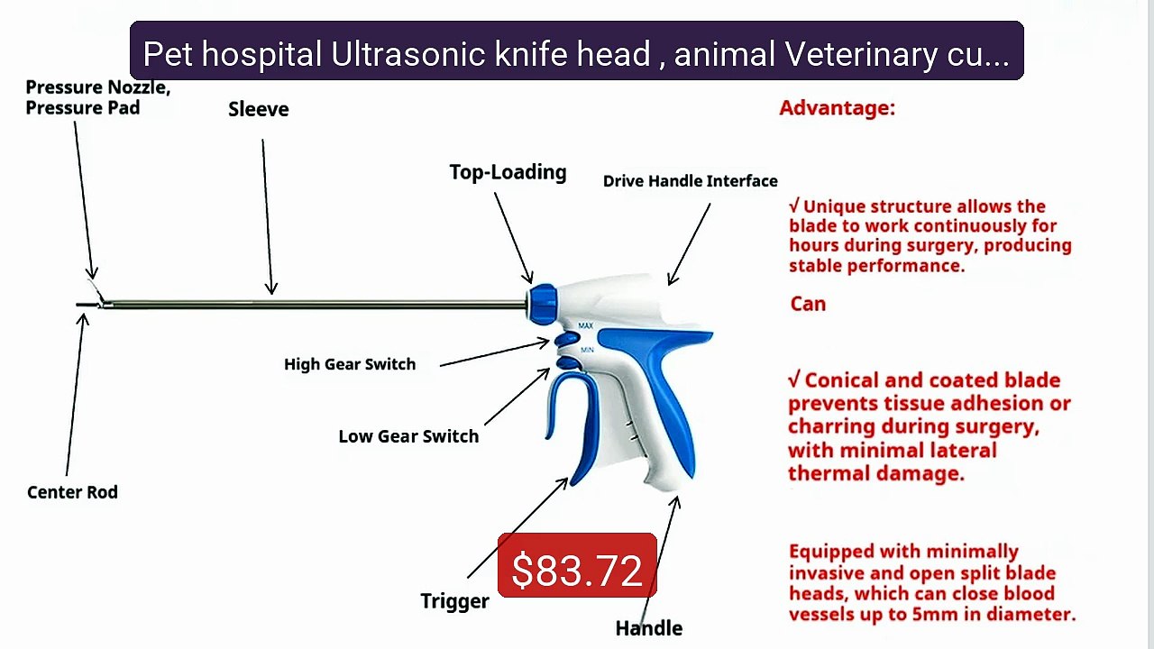 Pet hospital Ultrasonic knife head , animal Veterinary cutting Coa... -- Best Deal 2026 | Shop Now!