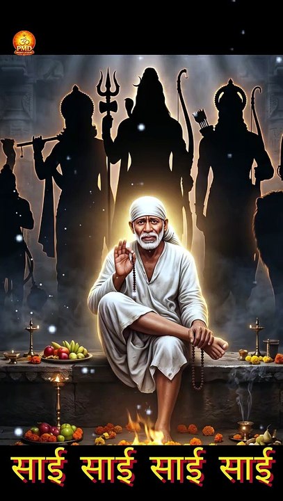 शाम को सिर्फ 20 सेकंड "ॐ साईं राम" सुनिए 🙏 | Sai Baba Short Jaap (Peaceful Meditation Music)