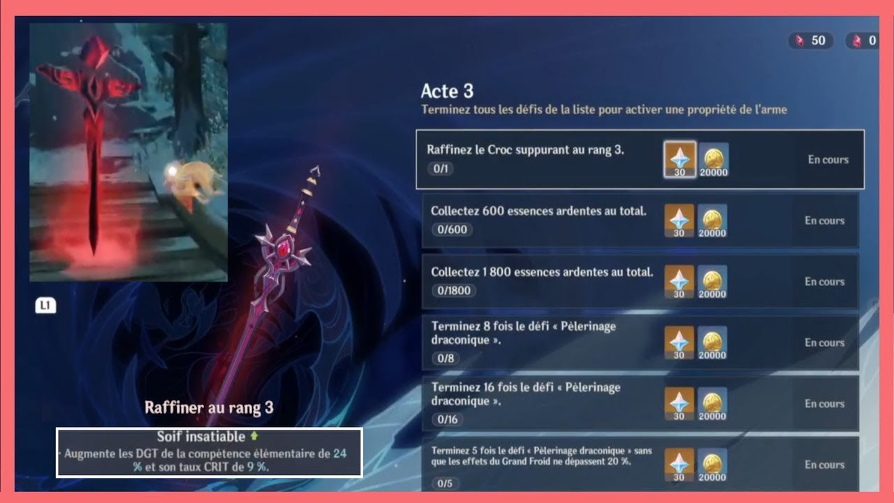 Genshin Impact FR | Évènement Craie et Dragon - Acte 3 : Voleur dans la brume