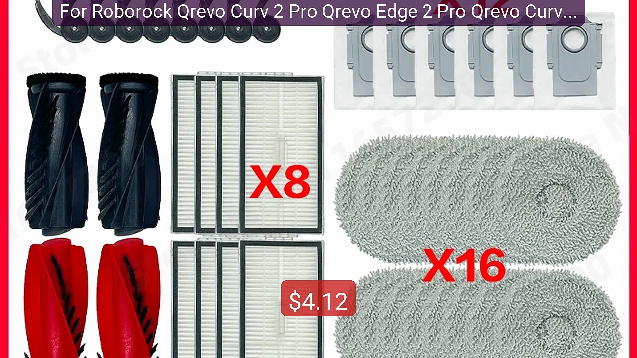 For Roborock Qrevo Curv 2 Pro Qrevo Edge 2 Pro Qrevo CurvX Qre... -- Hot Deal 2026 | Limited Offer!
