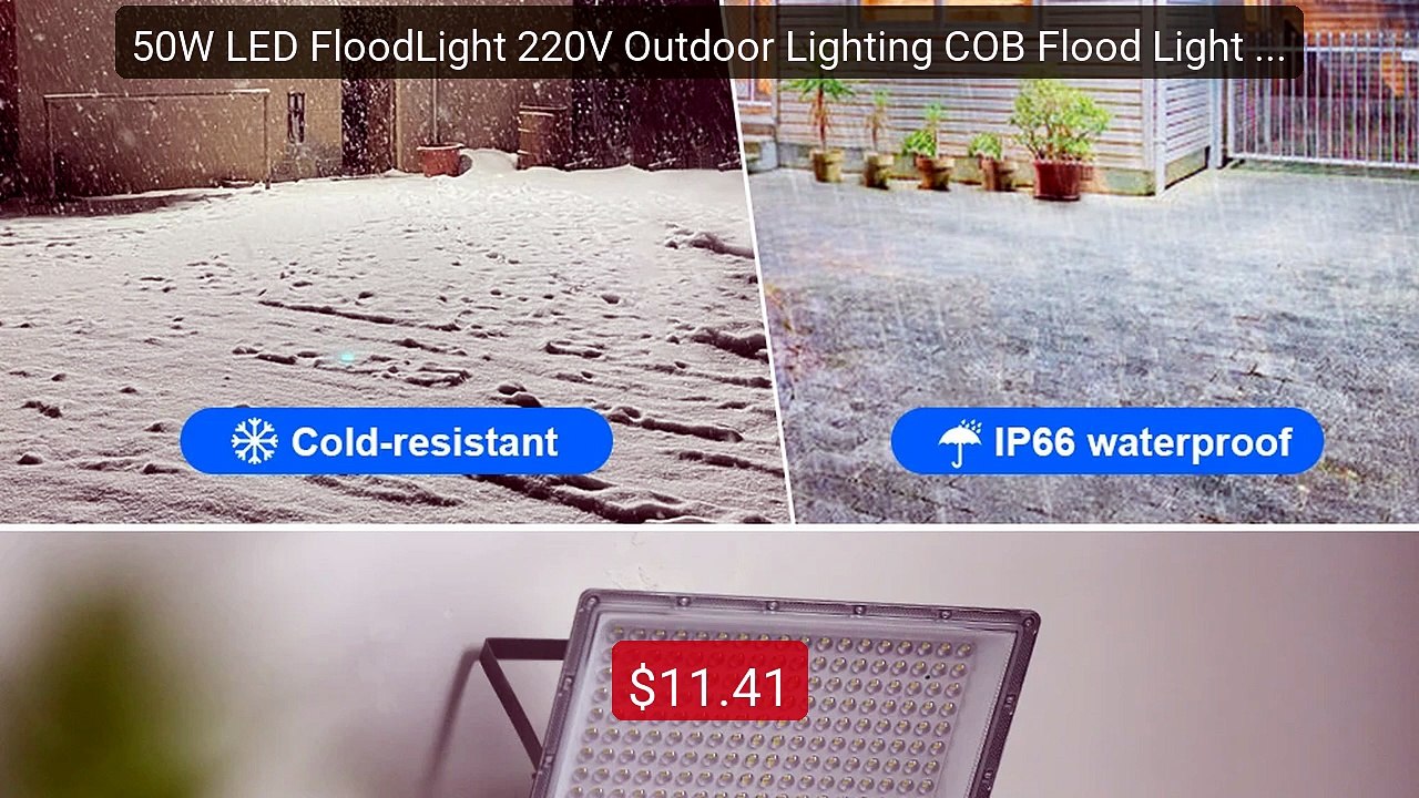 50W LED FloodLight 220V Outdoor Lighting COB Flood Light LED Spotl... -- Best Deal 2026 | Shop Now!