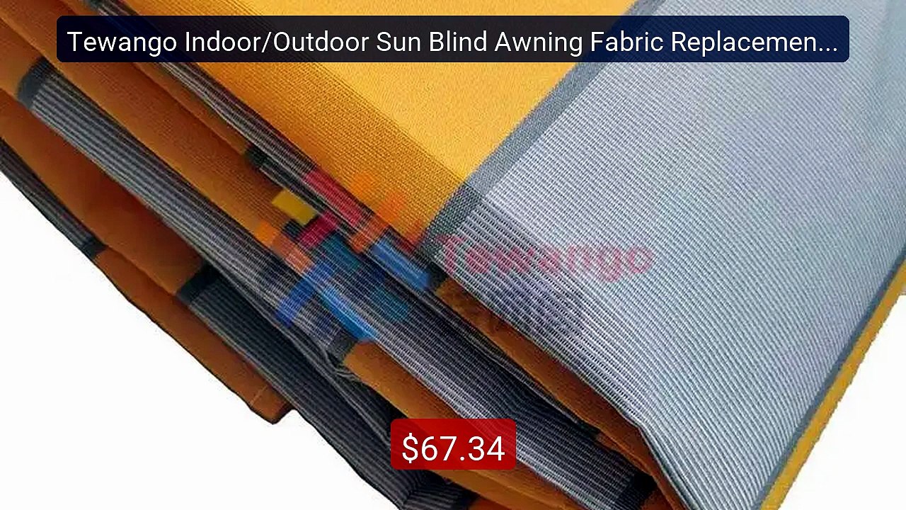 Tewango Indoor/Outdoor Sun Blind Awning Fabric Replacement ... -- Top Pick 2026 | Unbeatable Price!
