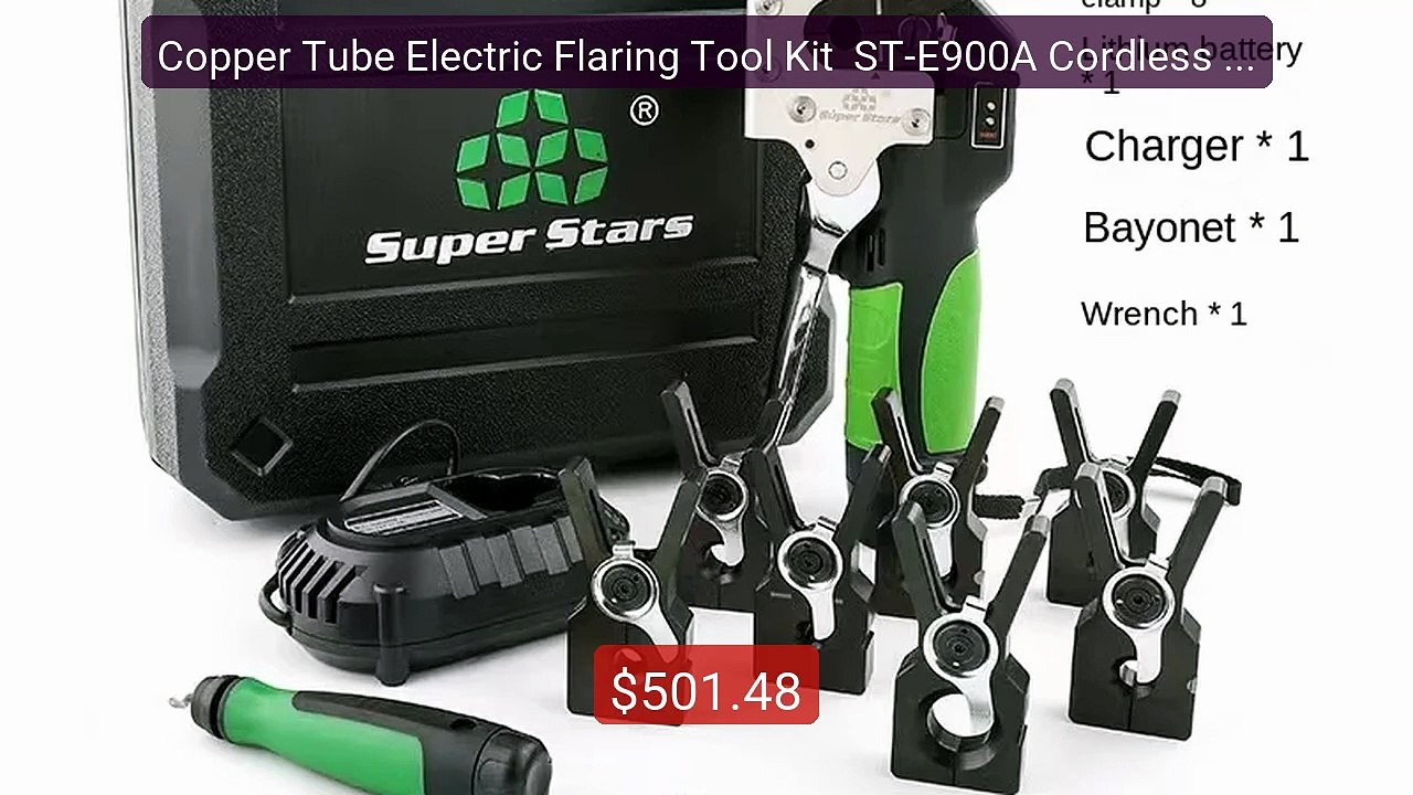 Copper Tube Electric Flaring Tool Kit  ST-E900A Cordless Ex... -- Top Pick 2026 | Unbeatable Price!