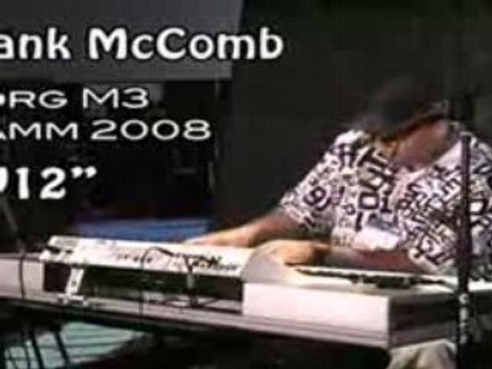 Korg M3 par Frank McComb au NAMM 2008