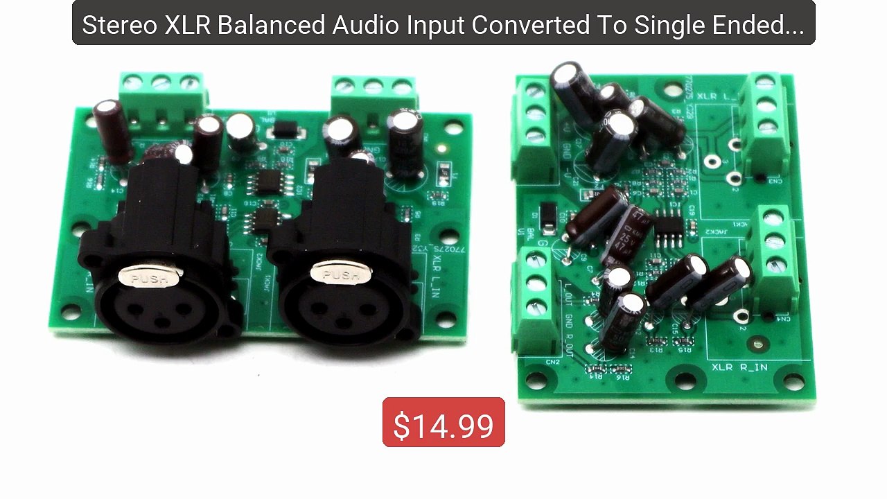 Stereo XLR Balanced Audio Input Converted To Single Ended RCA Audio... -- Top Rated 2026 | Buy Now!