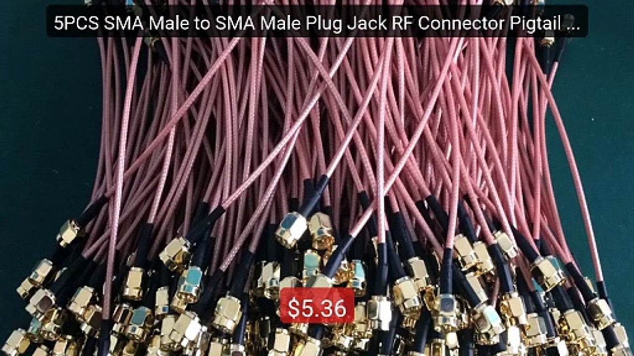 5PCS SMA Male to SMA Male Plug Jack RF Connector Pigtail Exten... -- Hot Deal 2026 | Limited Offer!