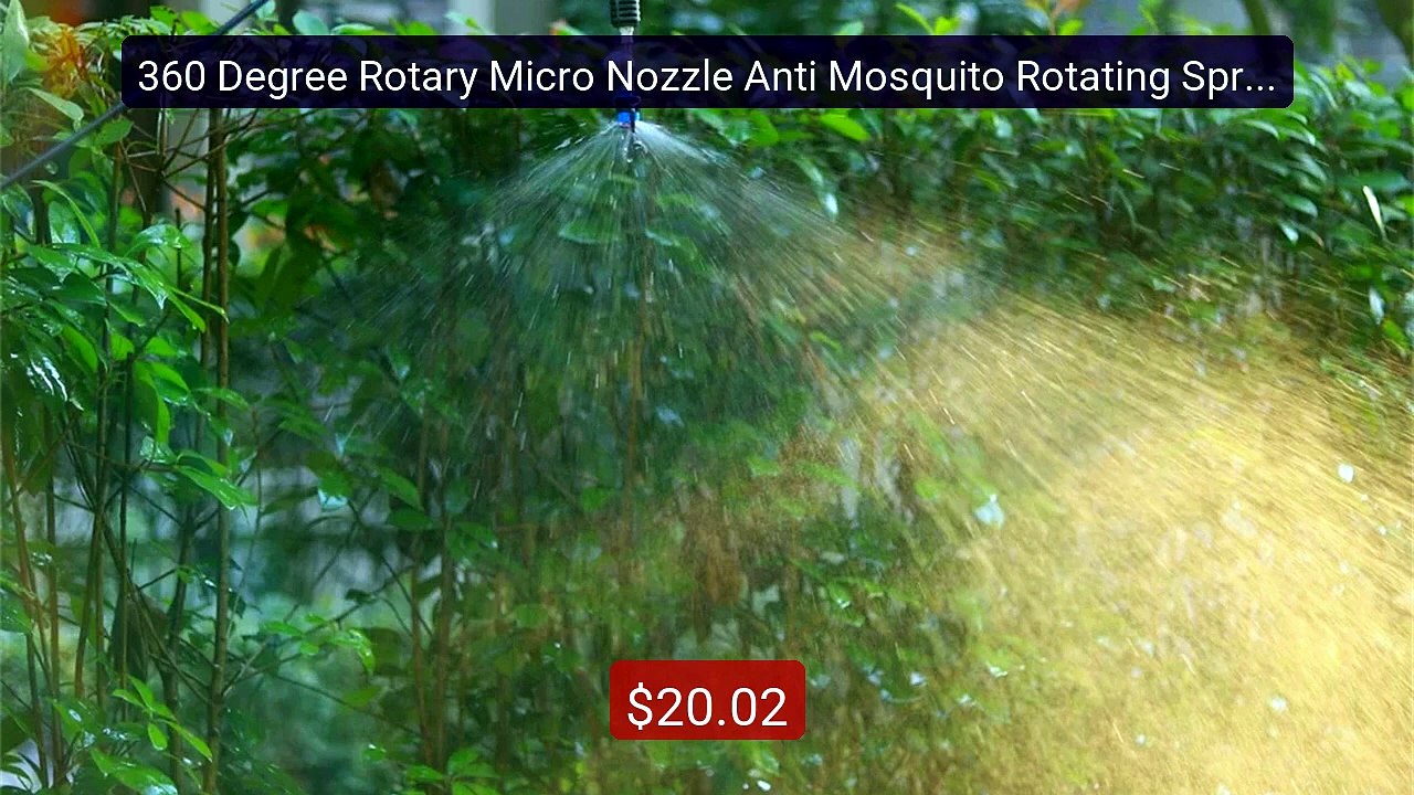 360 Degree Rotary Micro Nozzle Anti Mosquito Rotating Sprinkler Ga... -- Best Deal 2026 | Shop Now!