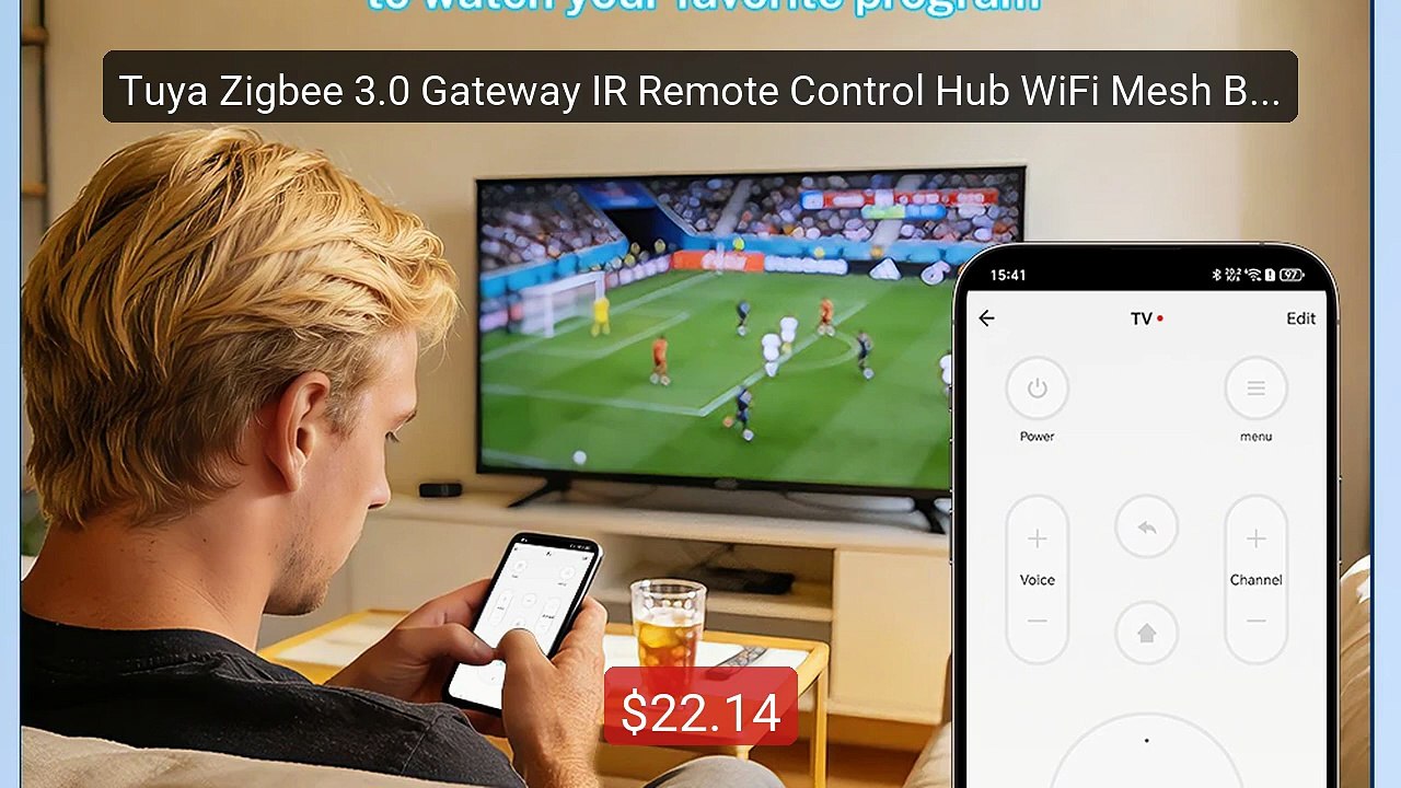 Tuya Zigbee 3.0 Gateway IR Remote Control Hub WiFi Mesh Bridge... -- Best Buy 2026 | Great Quality!