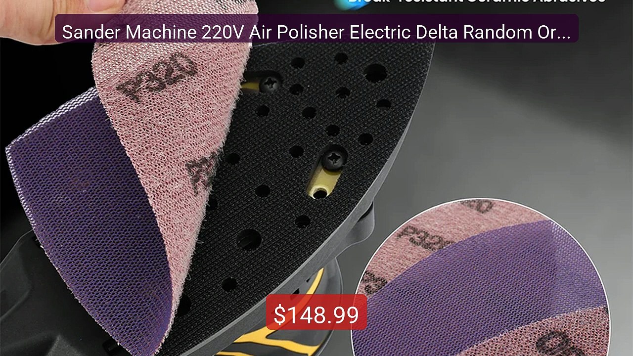 Sander Machine 220V Air Polisher Electric Delta Random Orbital... -- Hot Deal 2026 | Limited Offer!
