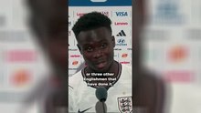 Saka celebrates 'incredible' hat-trick as England finish third