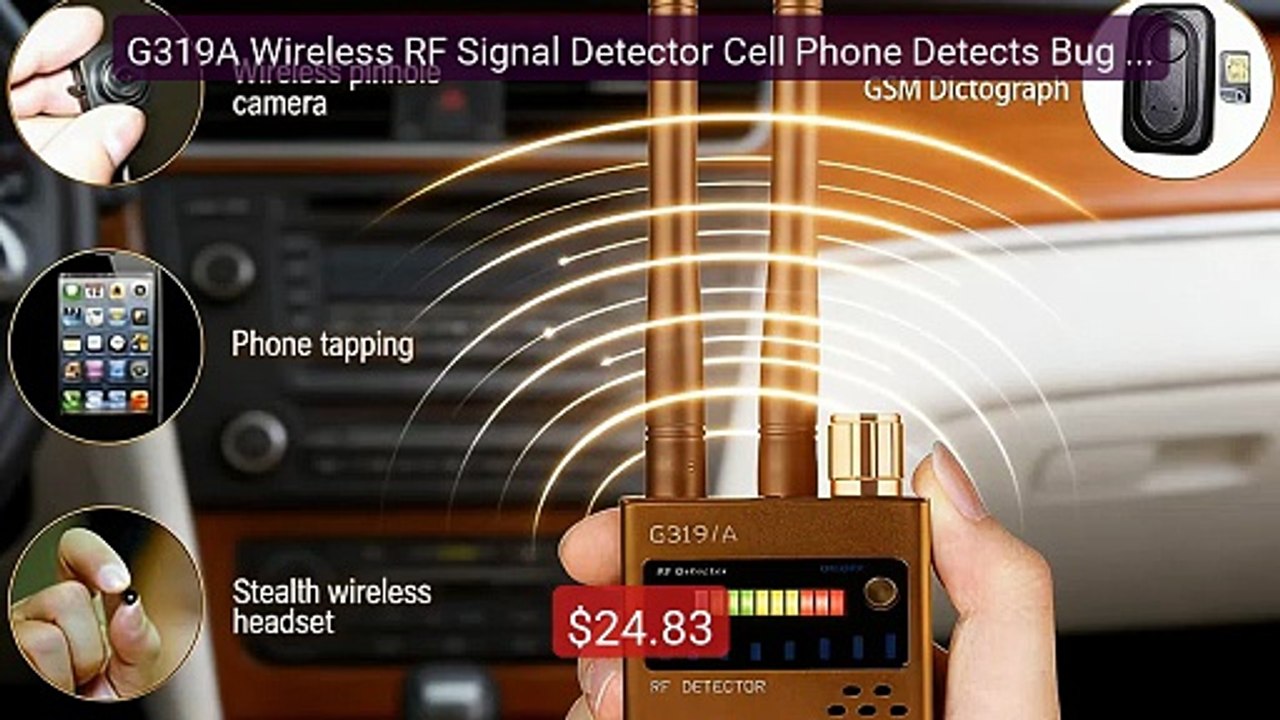 G319A Wireless RF Signal Detector Cell Phone Detects Bug GPS Tracke... -- Top Rated 2026 | Buy Now!