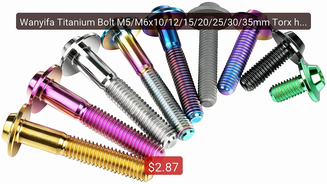 Wanyifa Titanium Bolt M5/M6x10/12/15/20/25/30/35mm Torx hea... -- Top Pick 2026 | Unbeatable Price!