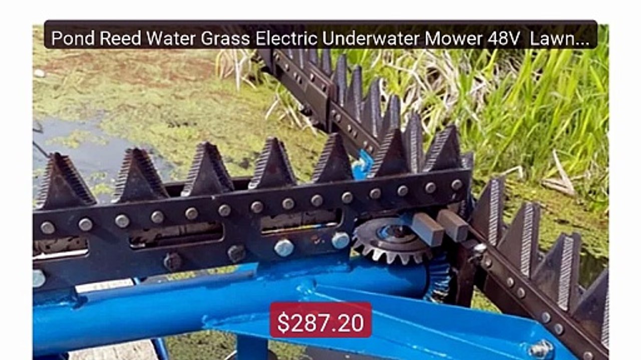 Pond Reed Water Grass Electric Underwater Mower 48V  Lawn Mower Aqu... -- Top Rated 2026 | Buy Now!
