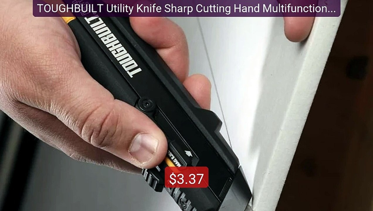 TOUGHBUILT Utility Knife Sharp Cutting Hand Multifunctional... -- Top Pick 2026 | Unbeatable Price!
