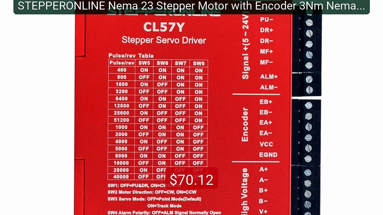STEPPERONLINE Nema 23 Stepper Motor with Encoder 3Nm Nema23... -- Top Pick 2026 | Unbeatable Price!