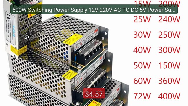 500W Switching Power Supply 12V 220V AC TO DC 5V Power Supply 24V ... Best Deal 2026 | Shop Now!